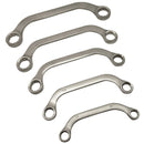 Half Moon Ring C Obstruction Spanners Wrenches 5pc 10 Sizes 10 - 19mm