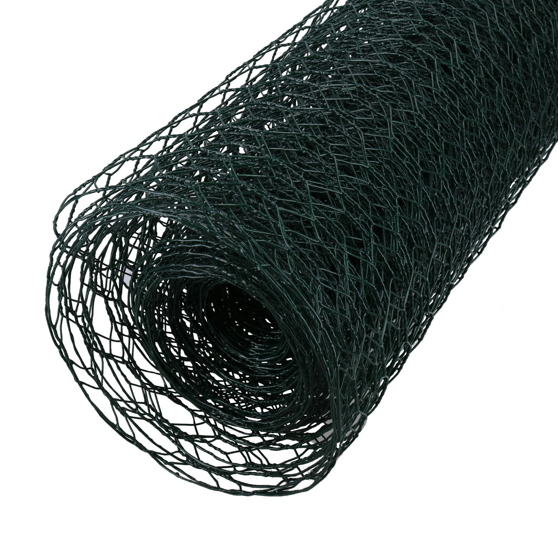 PVC Coated Wire Netting Fencing Fence Chicken Mesh Net Cages Pens 25mm Hex