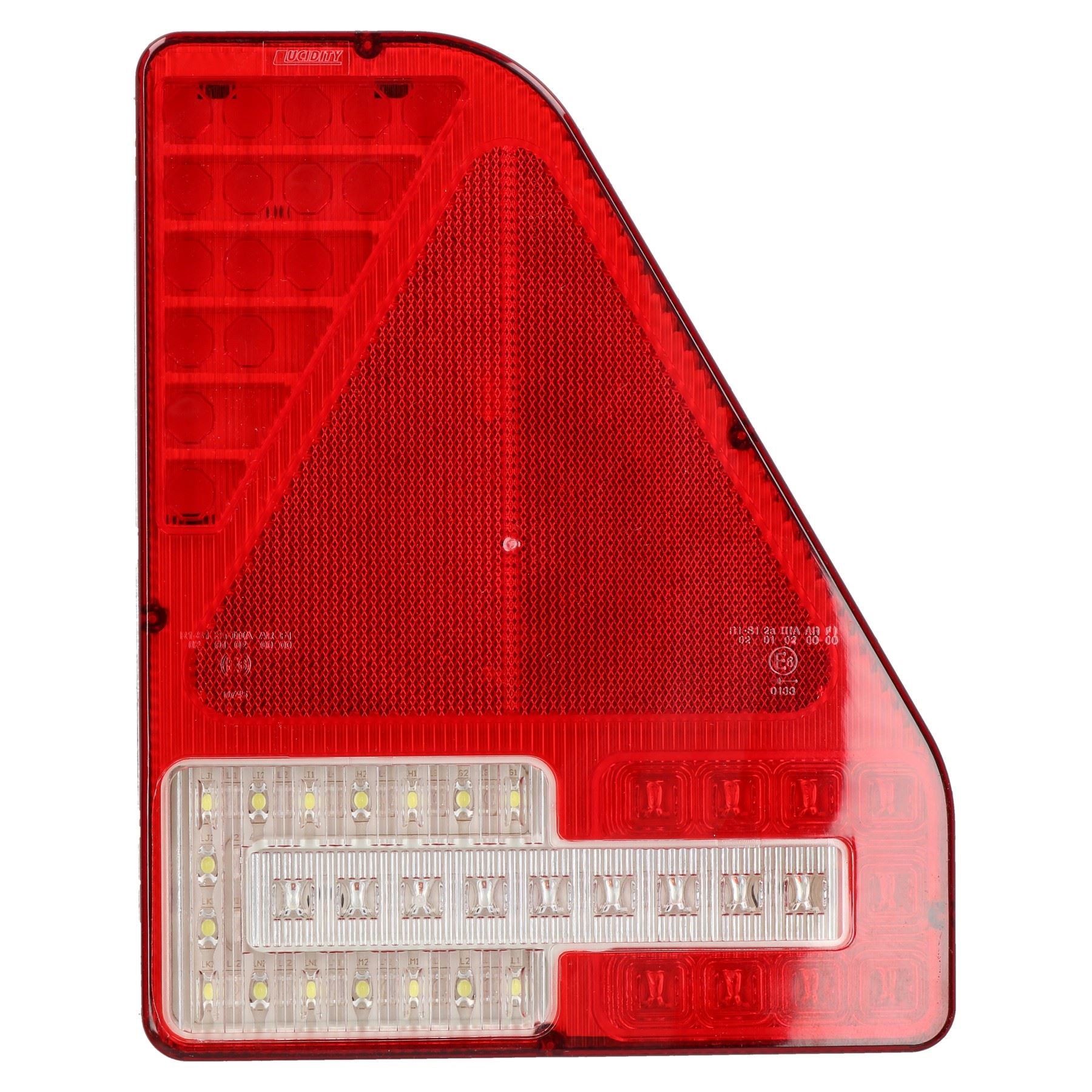 Indespension LED Rear Light Lamps PAIR for Euro Trailers with 5 Pin Plugs