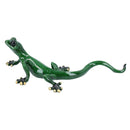 Green Gecko Lizard Resin Wall Shed Sculpture Statue Ornament House Medium