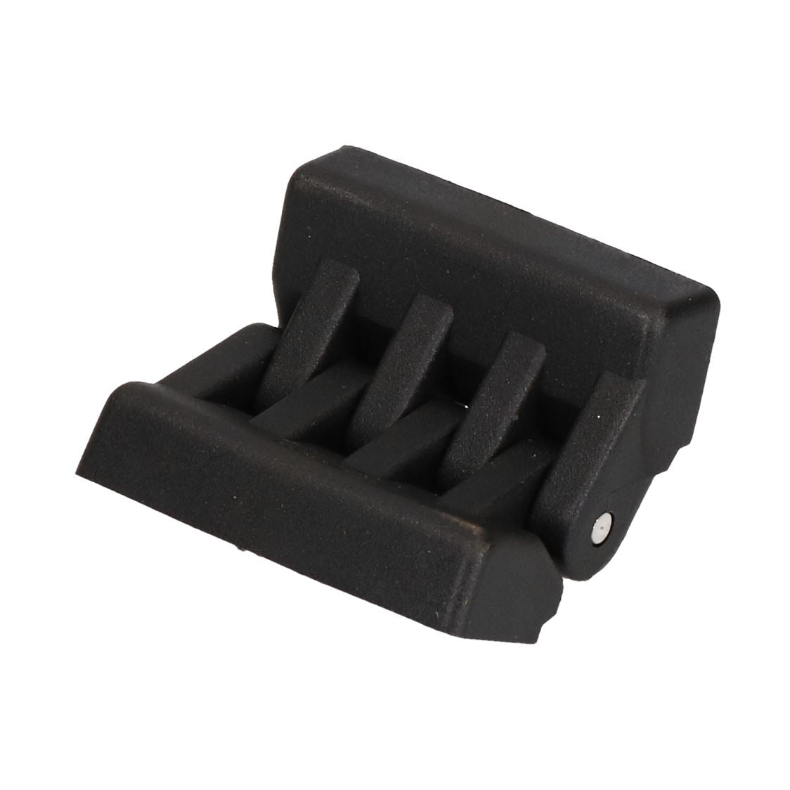 Black Polyamide Hinge Reinforced Plastic 48x49mm Italian Made Concealed Fixing