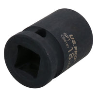 Metric Shallow Impact Impacted European Style Socket 1/2" Drive 6 Sided