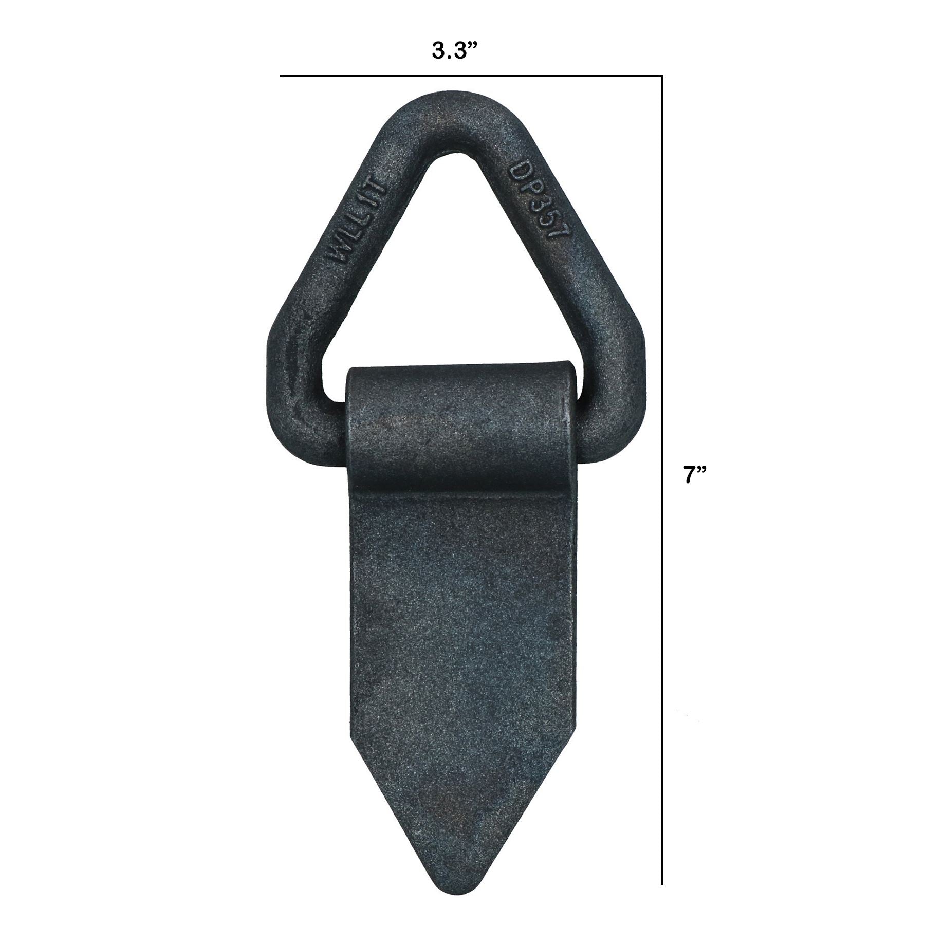 Fold Over Tie Down Lashing Eye / Anchor Point HEAVY DUTY Self Colour