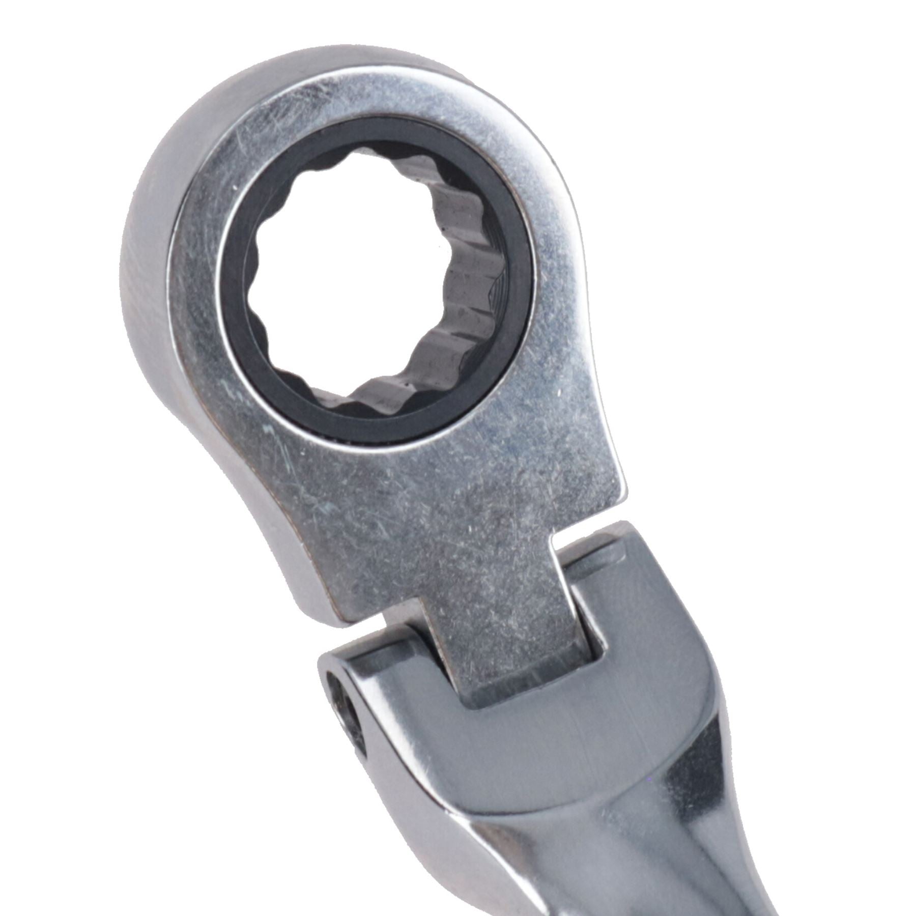 MM Metric Flexible Combination Ratchet Spanner Wrench Bi-Hex 12 Sided 72 Teeth