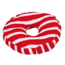 Dog Christmas Gift Set of 3 Doggy Doughnuts Soft Knitted Dog Play Toy