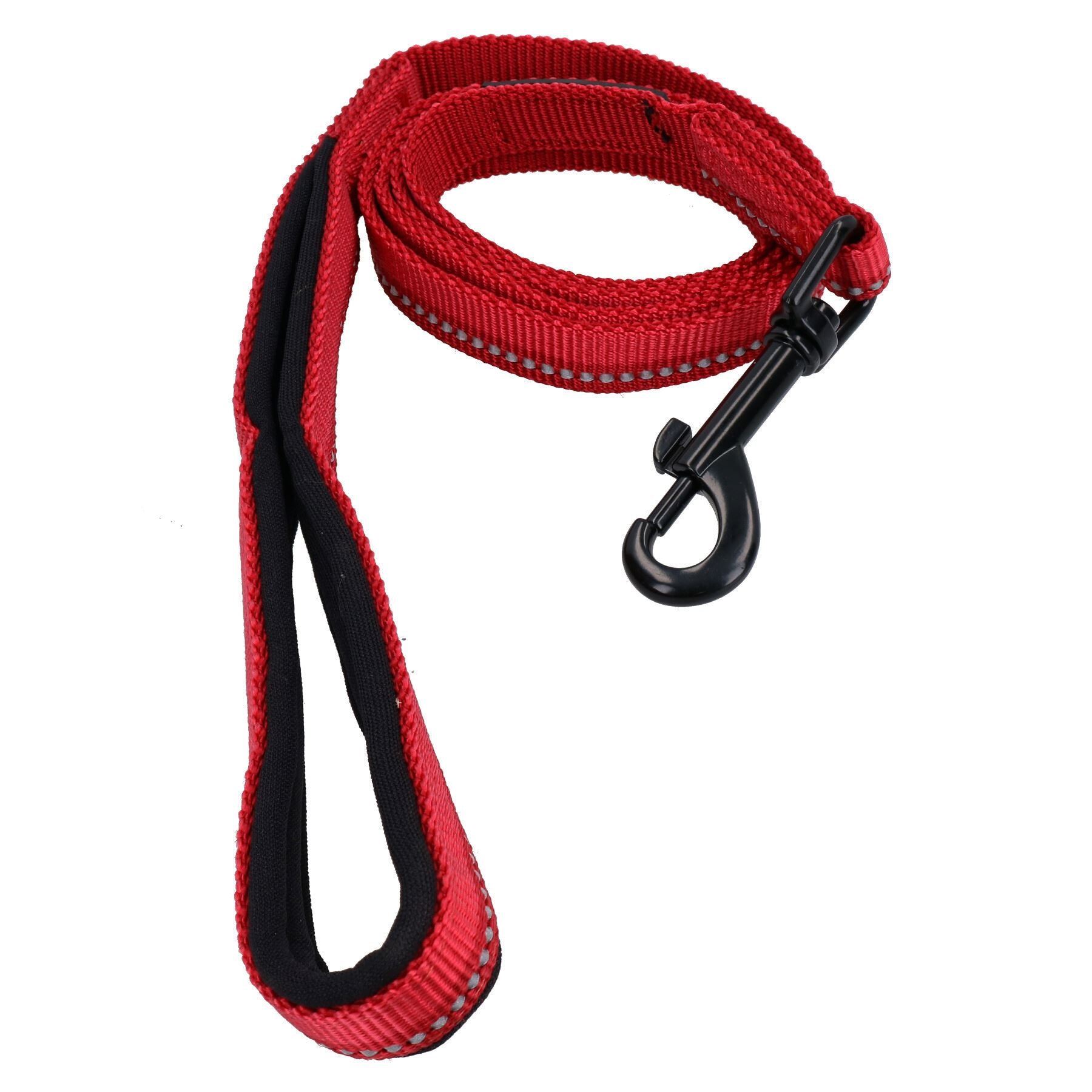 Small Red Halti Dog Walking Lead Leash Durable Reflective Neoprene Padded