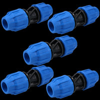 20 x 20mm MDPE Straight Pipe Compression Fitting Coupling Connector