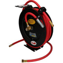 Retractable Air Hose Reel 30 Feet 10m Hose 3/8 BSP Spring Rewind Mountable