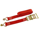 Red Ratchet Strap Tie Down Trailer 5m Hook Cargo Strap 750kg Lashing SM005