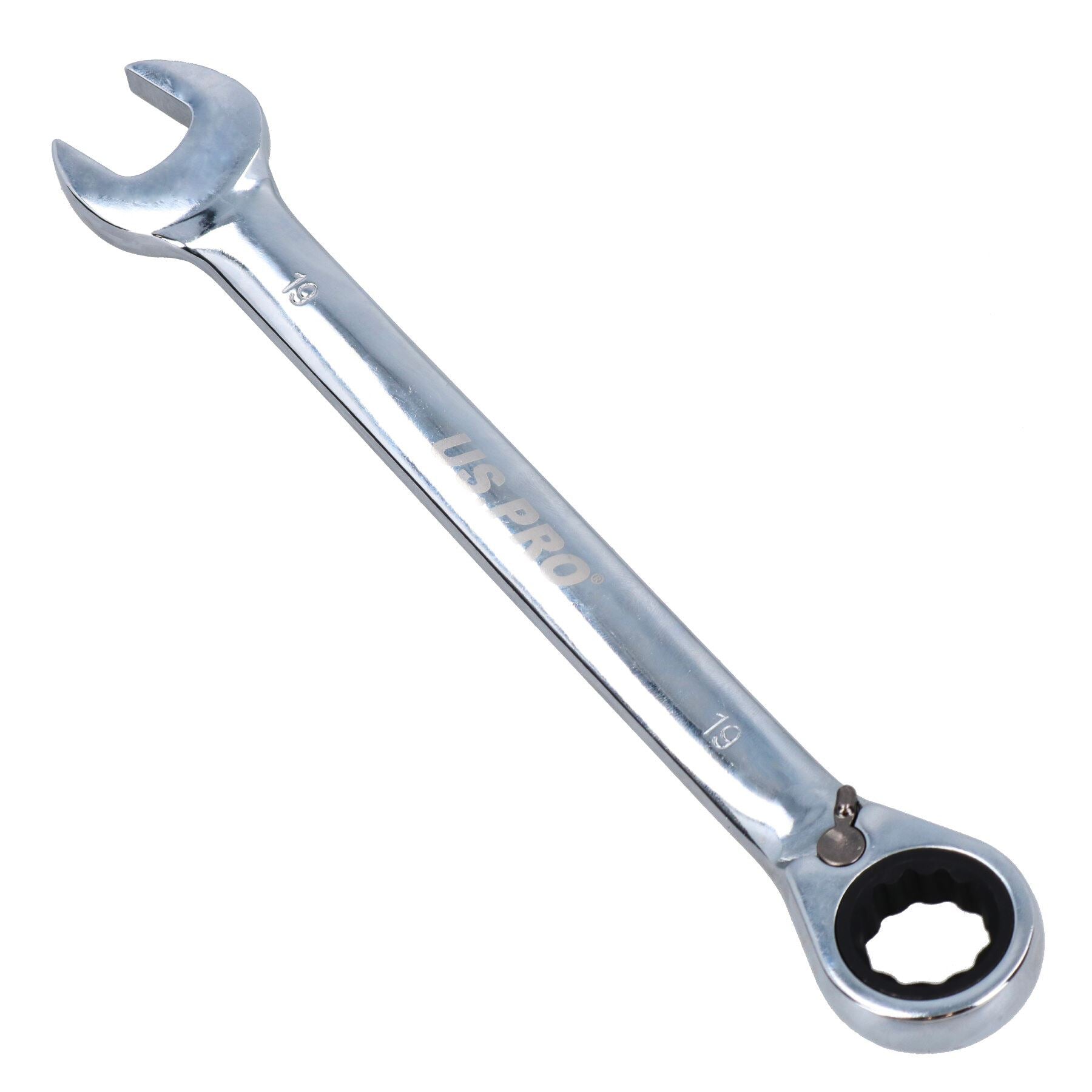 Reversible Cranked Offset Ratchet Combination Spanner Wrench 72 Teeth