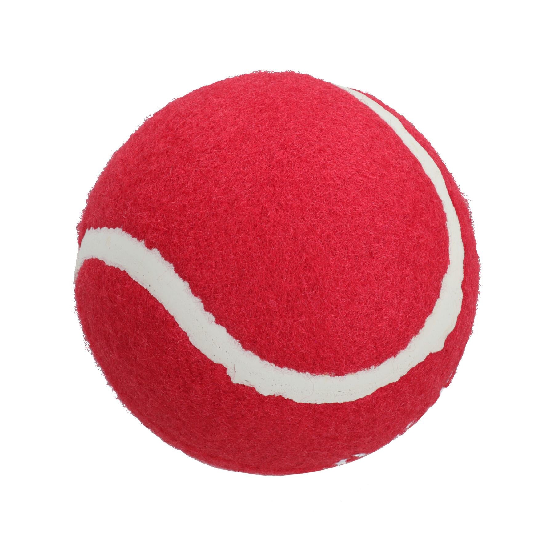 1PK  Extra Large Dog Festive Christmas Gift Red 'Merry Christmas' Tennis Ball Gift