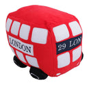 Plush London Bus Dog Toy Dog Puppy Play Toy With Squeak Gift 16x21cm