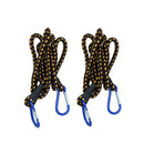 72” Bungee Strap with Aluminium Carabiners Hook Tie Down Fastener Holder