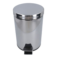 3L Waste Pedal Bin Kitchen Bathroom Office Metal House Rubbish Dustbin Flip Lid