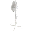 16” Pedestal Free Standing Cooling Fan Oscillating Tilting Head 3 Speed White