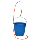 High Grade Semi-flexible Plastic Bucket 10L with Spliced 1.5m Rope Boat Yacht