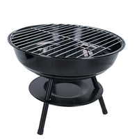 14” Round Portable Barbecue BBQ Grill Charcoal Cooking Outside Garden Camping