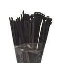 75pc Zip Ties 200mm x 4.5mm Black Cable Ties Wrap Wire Lock Ties TE949