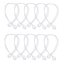 10 Pack Sail Ties Bungee Balls 30-50cm Long 4mm Shock Cord Boat Yacht Dinghy