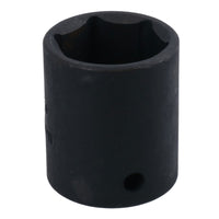 3/8in Drive Shallow Stubby Metric Impacted Impact Socket 6 Sided Single Hex