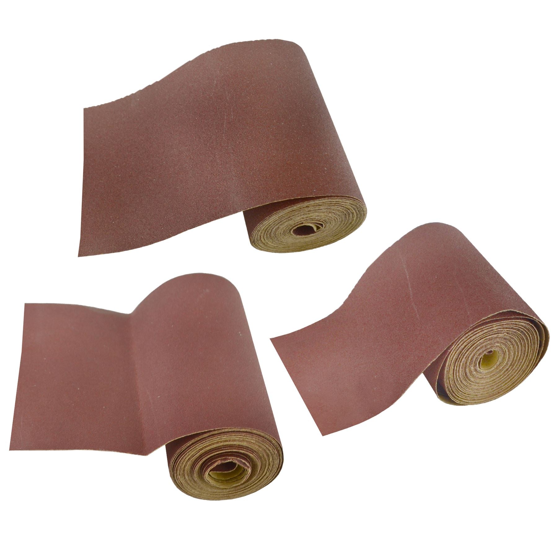 5m x 115mm Sandpaper Roll 60 / 80 / 120 Grit Abrasive Aluminium Oxide