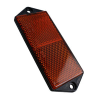 Large Rectangular Side Reflectors Amber, Red or White for Trailers Fence / Gate Posts