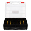 Tool Storage Case with 21 Adjustable Compartments Organiser Plastic Case Holder