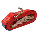 Red Ratchet Strap Tie Down Trailer 5m Hook Cargo Strap 750kg Lashing SM005