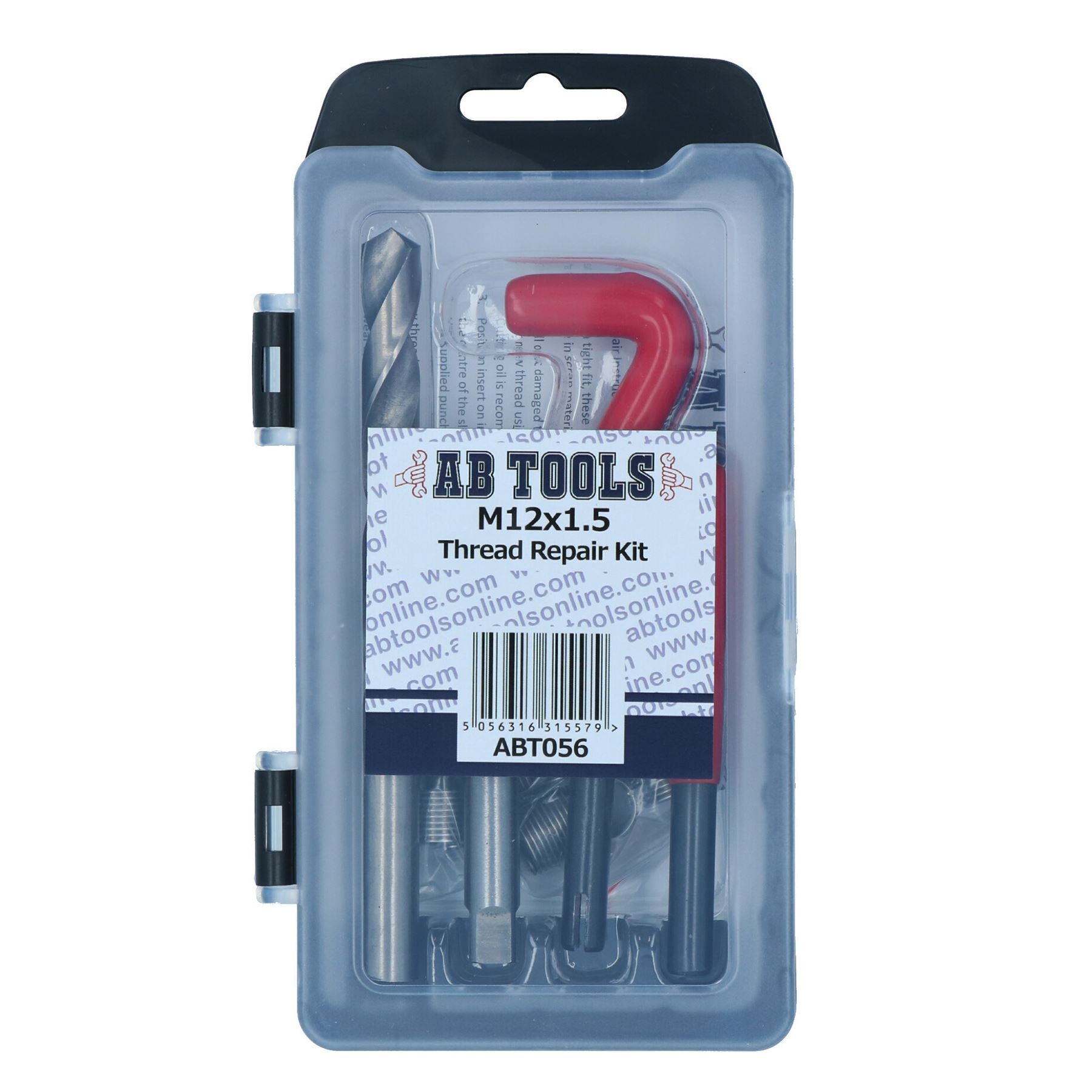 M8 - M14 Thread repair kit / helicoil 15pc set damaged thread