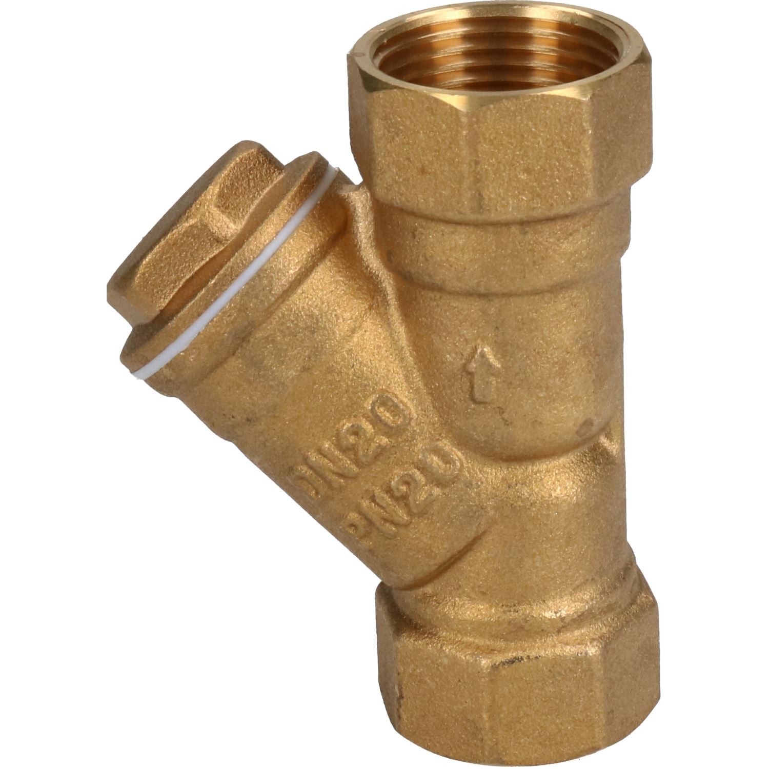 3/4" Compression Inline Y-Strainer Debris Filter Particulate Filtration Strainer