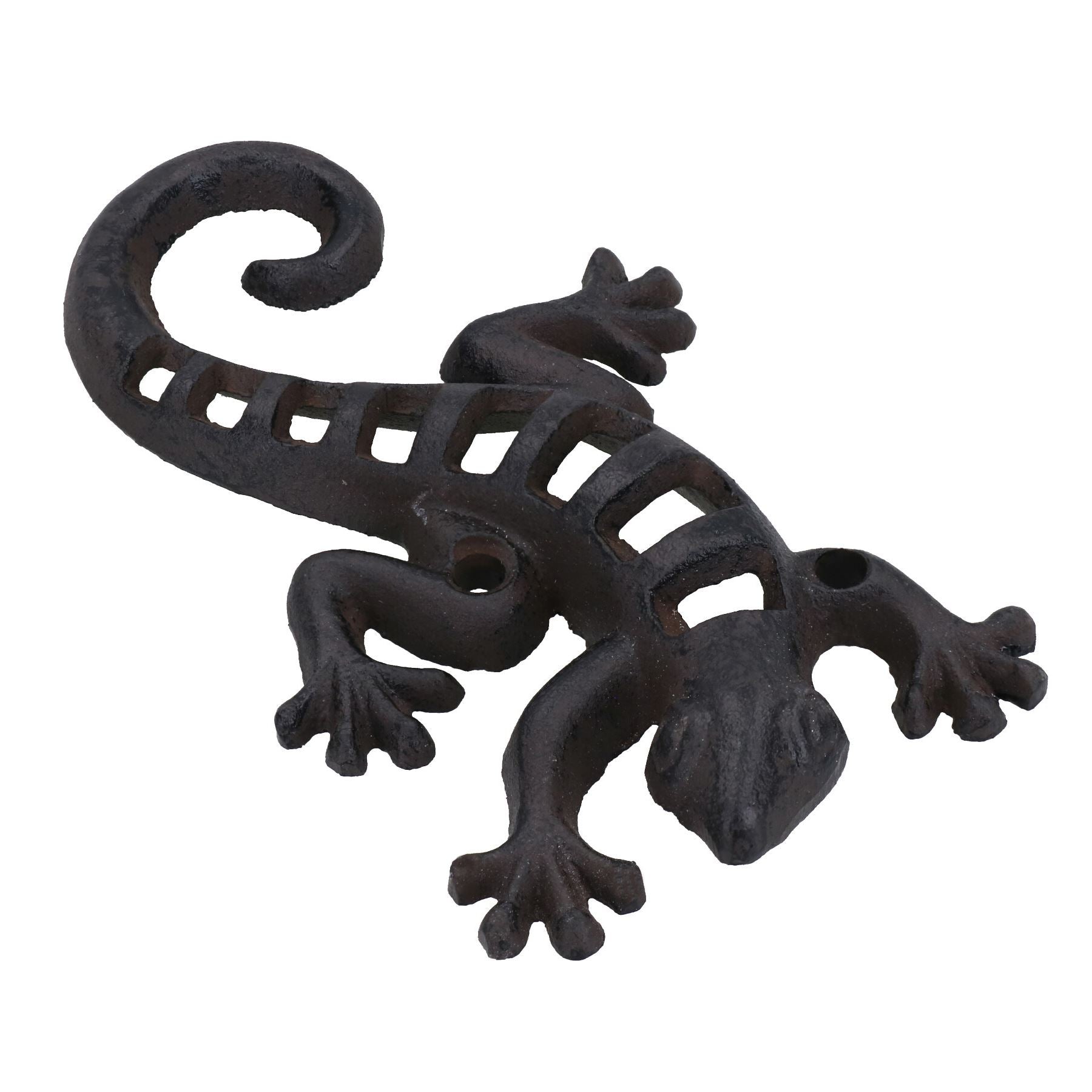 Lizard Gecko Garden Wall Door Shed Sculpture Statue Metal Decoration House