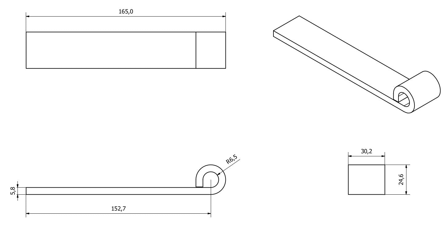 Tailgate Tailboard Hinge Trailer Truck Dropside Pins Strap Weld On 2 Pack