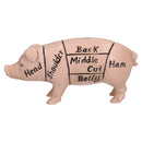 Harrisons Hams Pig Hog Butchers Money Bank Box Cast Iron Coin Change Jar