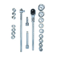 3/4" Drive Metric Socket and Accessory Set 19mm – 50pc 6 Sided 20pc