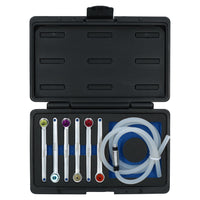 Brake Clutch Bleeder Bleeding Bleed Wrench Set 12 Point Sockets 7 - 12mm 6pc