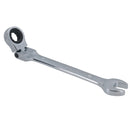 13mm Flexible Headed Ratchet Spanner Wrench Lockable Head 72 Teeth Bi-hex