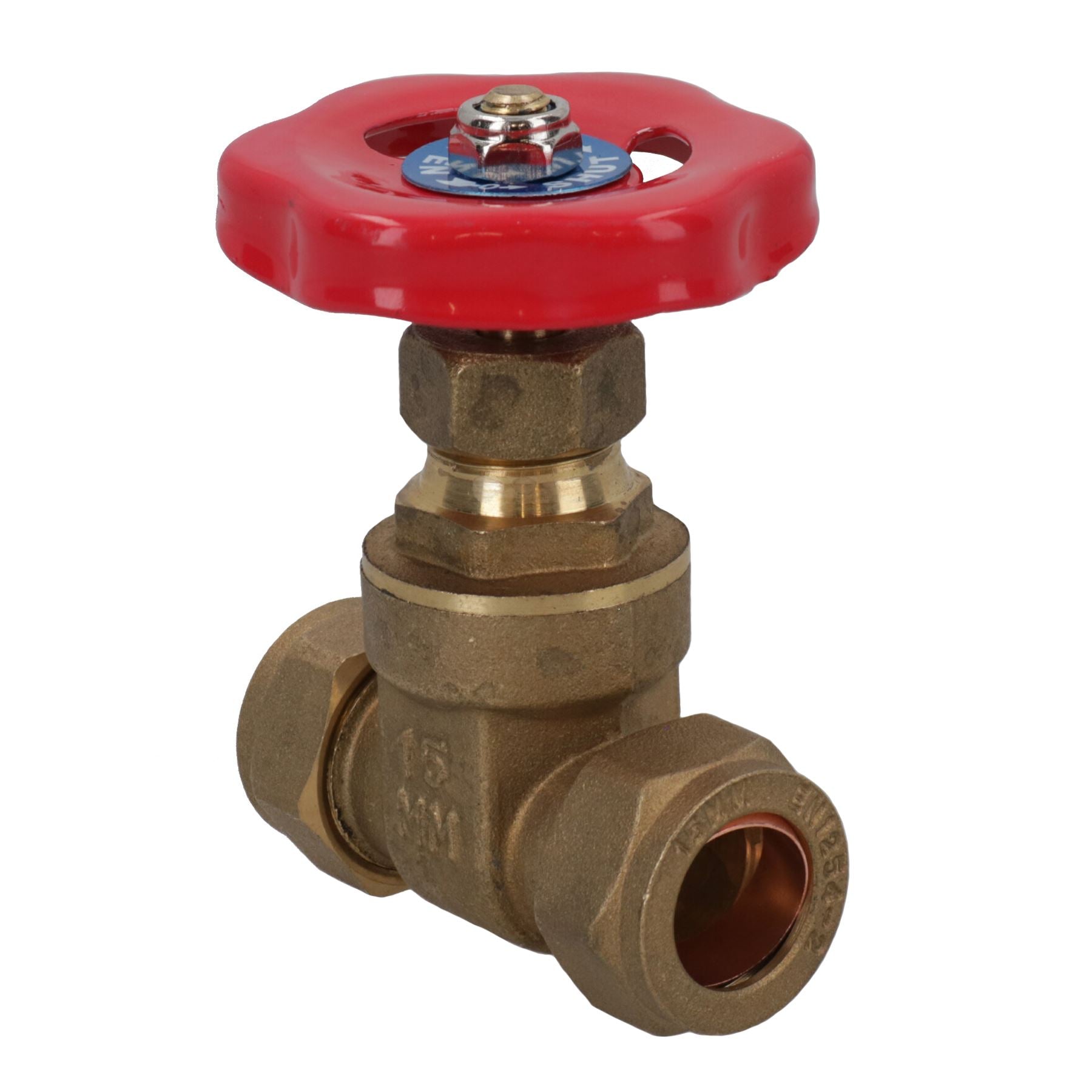 15mm Copper Pipe Gas Valve Isolator Turn On Off Gas Cock Plumbing Connector