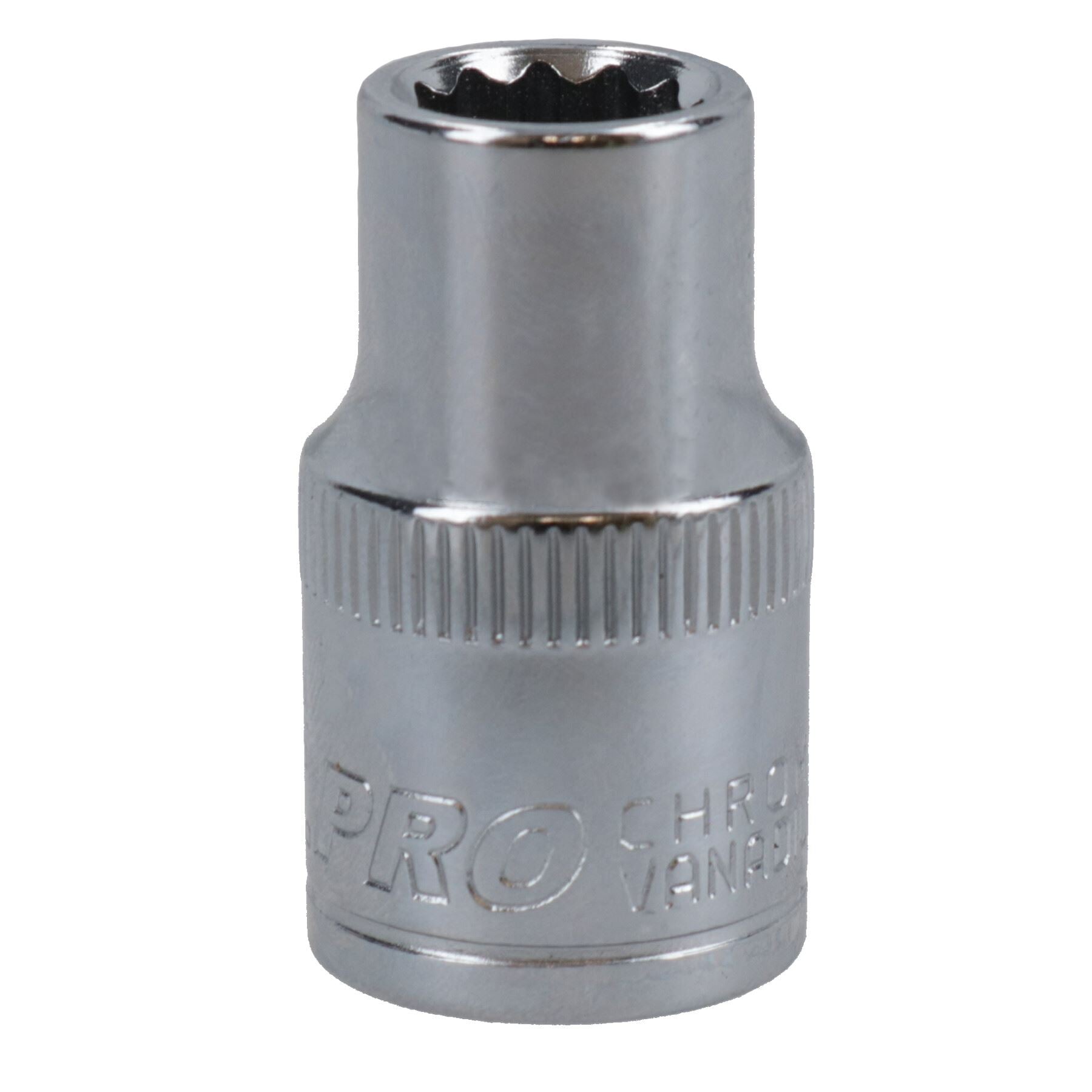 1/2in Drive Shallow Metric MM Socket 12 Sided Bi-Hex with Knurled Ring