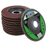 Flap Discs 80 Grit Angle Grinder 4.5" (115mm) Flat Sanding