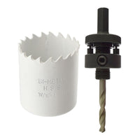 32 - 152mm Hole Saw with 1/2" Shank Chuck Cutter Bi-Metal Drill