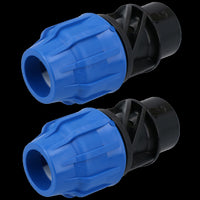 25mm x 3/4" MDPE Female Adapter Compression Coupling Fitting Water Pipe