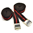 Cam Buckle Tie Down Straps Rope Strap Grip 1" x 2.5 Metres 2 Pack TE302