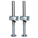 2 PACK 34mm Prop Drop Stand 460mm Long for Trailer Jockey Leg & Clamp