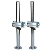 2 PACK 34mm Prop Drop Stand 460mm Long for Trailer Jockey Leg & Clamp