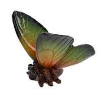 Green Butterfly Resin Wall Mount Shed Sculpture Statue Ornament House Garden