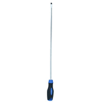 Flat Head Extra Long Screwdriver Total Length 400mm with Rubber Handle TE692