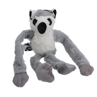 Swinger Lemur Soft Plush Squeaky Crinkle Dog Play Toy Home Dog Gift