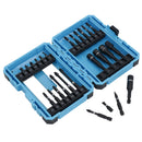 Impact Screwdriver And Nut Driver Bits Phillips Pozi Slotted 26pc Shallow + Deep