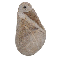 Small Stork River Rock Hand Carved Stone Decoration House Garden Yard Bird