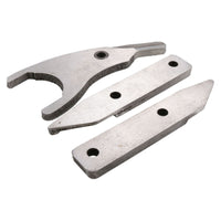 Air Metal Shear Cutter Cutting 3pc Blade Set Centre For Steel Aluminium 18 Gauge